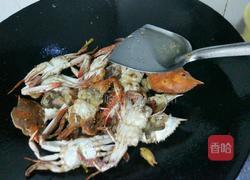 炒螃蟹的做法图解8