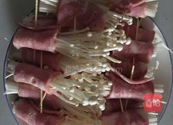 金针菇培根的做法图解3
