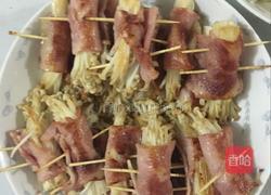 金针菇培根的做法图解4