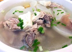 白萝卜豆腐排骨汤