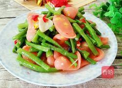 豆角炒香肠的做法图解10