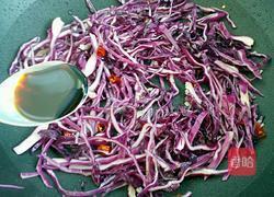 炝炒紫甘蓝的做法图解4