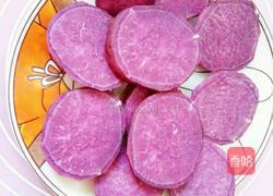 紫薯豆沙糕的做法图解1