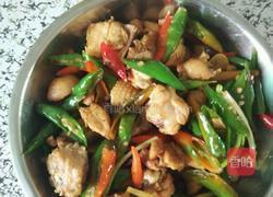 青椒炒鸡的做法图解5