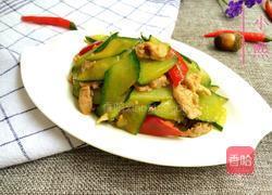 黄瓜炒肉的做法图解8