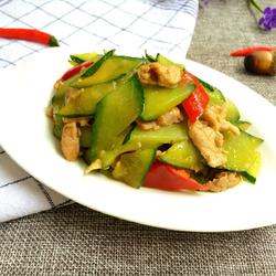 黄瓜炒肉的做法[图]