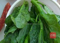 炒芥兰的做法图解1