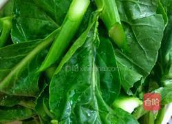 炒芥兰的做法图解2