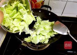 糖醋包菜的做法图解4