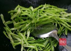 炒空心菜梗的做法图解6