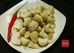 韭菜花炒青菱的做法图解3