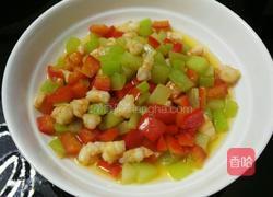 翡翠虾仁的做法图解3