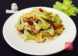干锅菜花的做法图解9