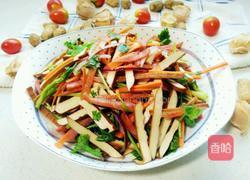 凉拌豆腐干丝的做法图解4