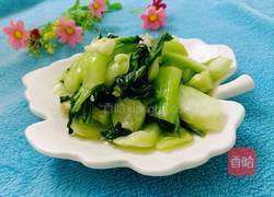 蒜蓉油菜的做法图解9