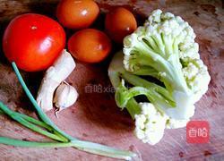 花菜炒鸡蛋的做法图解1