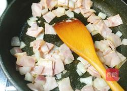 奶油培根蘑菇意面的做法图解10