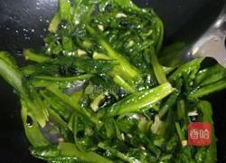 豆豉油麦菜的做法图解5