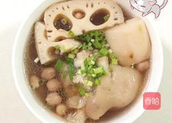 莲藕猪脚的做法图解5