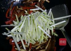 韭黄炒香干的做法图解6