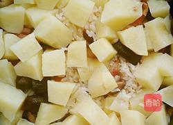 腊味香菇焖饭的做法图解8