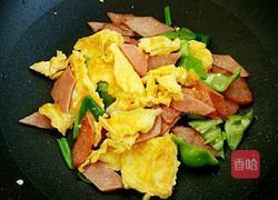 尖椒火腿炒鸡蛋的做法图解7