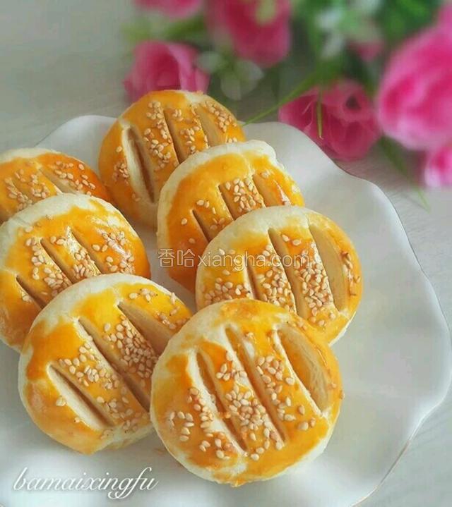 奶黄老婆饼（植物油版）
