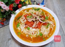 西红柿肉丝面的做法图解7