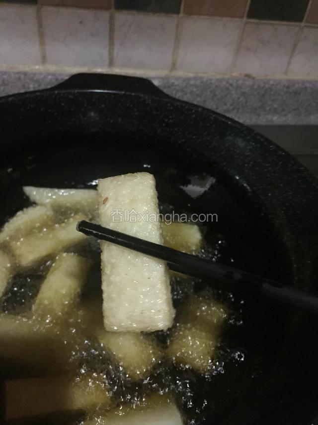 捞出控油装盘