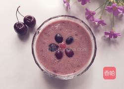 鲜榨车厘子香蕉酸奶的做法图解9