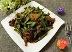 豇豆烧肉的做法图解7