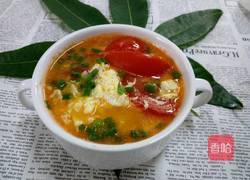 番茄蛋花汤的做法图解8