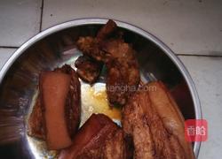 五花肉烧茄子的做法图解3