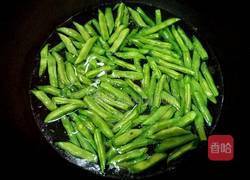 炒四季豆的做法图解4