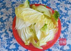 白菜炒虾的做法图解2