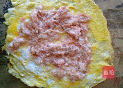 蛋皮肉卷的做法图解4