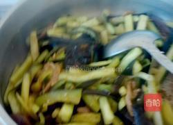 茄丝炒肉的做法图解6