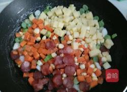 什锦炒杂米饭的做法图解4