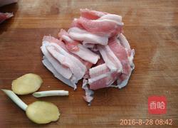 肉炖豆角的做法图解2