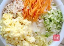 三色萝卜丝包子的做法图解4