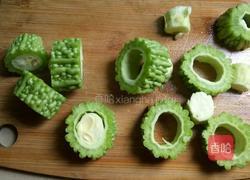 清蒸苦瓜塞肉的做法图解2