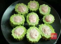 清蒸苦瓜塞肉的做法图解8