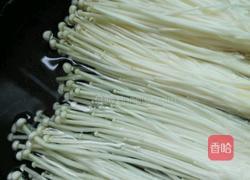 葱油金针菇的做法图解2