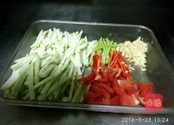 番茄炒茄子的做法图解2