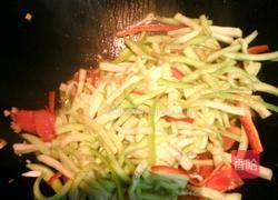 番茄炒茄子的做法图解5