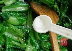 素炒油麦菜的做法图解7