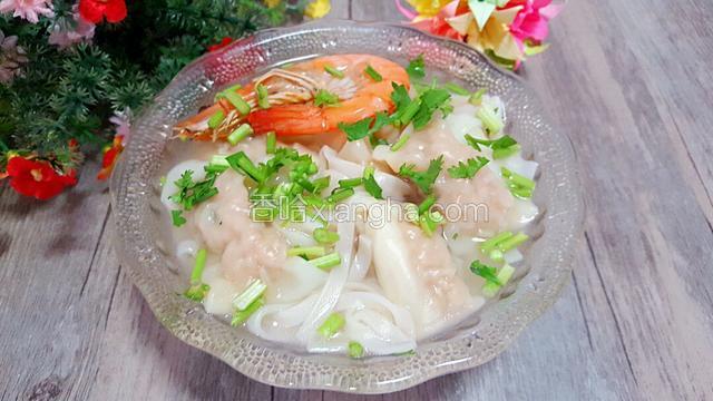 鲜虾云吞面