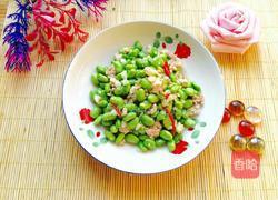 毛豆米炒肉末的做法图解9