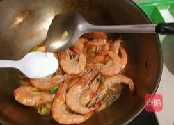 葱烧大虾的做法图解6