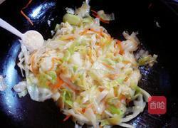 素炒包菜的做法图解6